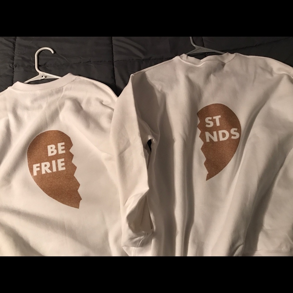 best friend/sister sweatshirts